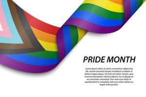 Flag of lgbr gay pride vector