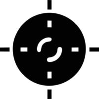 Target focus icon symbol design image, illustration of the success goal icon concept. EPS 10 vector