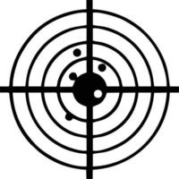 Target focus icon symbol design image, illustration of the success goal icon concept. EPS 10 vector