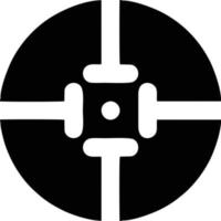 Target focus icon symbol design image, illustration of the success goal icon concept. EPS 10 vector