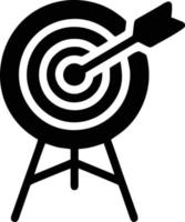 Target focus icon symbol design image, illustration of the success goal icon concept. EPS 10 vector