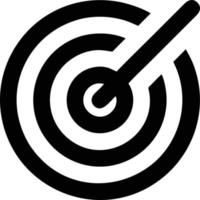 Target focus icon symbol design image, illustration of the success goal icon concept. EPS 10 vector