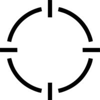 Target focus icon symbol design image, illustration of the success goal icon concept. EPS 10 vector