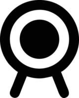 Target focus icon symbol design image, illustration of the success goal icon concept. EPS 10 vector
