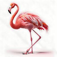 flamingo illustration AI Generated photo