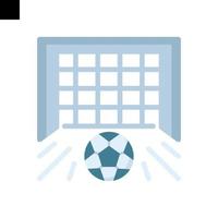 Soccer Goal icon vector flat style