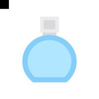 perfume icono logo plano estilo vector