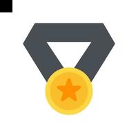 Medal icon vector flat style