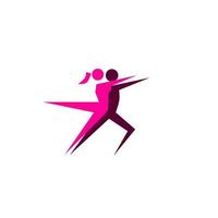 international dance day icon, simple icon dance with elegance concept vector