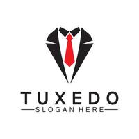 Tuxedo Logo template vector icon illustration design