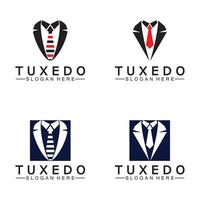 Tuxedo Logo template vector icon illustration design