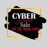 Cyber Monday. Special offers. Sale and Discount. Design template. Vector illustration. EPS 10