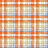 plaid pattern seamless texture is a patterned cloth consisting of criss crossed, horizontal and vertical bands in multiple colours. Tartans are regarded as a cultural icon of Scotland. vector