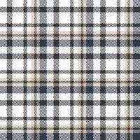 plaid pattern seamless texture is made with alternating bands of coloured  pre dyed  threads woven as both warp and weft at right angles to each other. vector