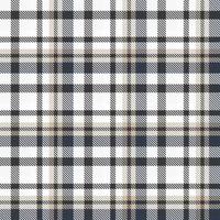 plaid pattern seamless texture is made with alternating bands of coloured  pre dyed  threads woven as both warp and weft at right angles to each other. vector