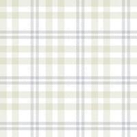 Tartan Plaid Pattern Seamless Texture Is Made With Alternating Bands of Coloured  Pre Dyed  Threads Woven as Both Warp and Weft at Right Angles to Each Other. vector