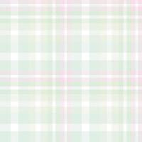 Pastel Tartan Pattern Seamless Texture Is Woven in a Simple Twill, Two Over Two Under the Warp, Advancing One Thread at Each Pass. vector
