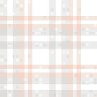 Pastel Tartan Pattern Fabric Design Background Is Woven in a Simple Twill, Two Over Two Under the Warp, Advancing One Thread at Each Pass. vector