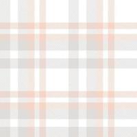 Pastel Tartan Pattern Fabric Design Background Is Woven in a Simple Twill, Two Over Two Under the Warp, Advancing One Thread at Each Pass. vector