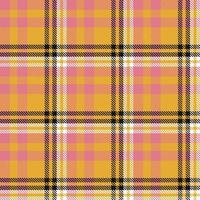 Tartan Pattern Fabric Vector Design Is Woven in a Simple Twill, Two Over Two Under the Warp, Advancing One Thread at Each Pass.