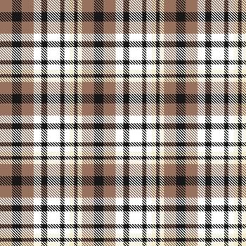 Tartan Plaid Pattern Fabric Design Texture Is a Patterned Cloth Consisting of Criss Crossed, Horizontal and Vertical Bands in Multiple Colours. Tartans Are Regarded as a Cultural Icon of Scotland. vector