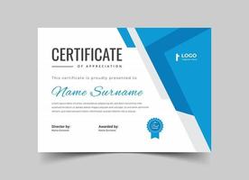 Clean Certificates Template vector