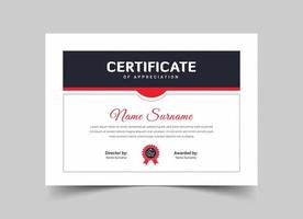 Modern Certificate Template vector