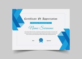 Certificate Template Design vector