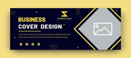 Corporate Social Media Cover Template Design, Business Cover Banner Template, Social Media Design Template Free Vector