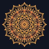 Decorative elements luxury ornament pattern gradient mandala design vector