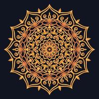 Decorative elements luxury ornament pattern gradient mandala design vector