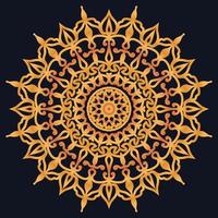 Decorative elements luxury ornament pattern gradient mandala design vector