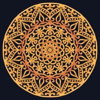 Decorative elements luxury ornament pattern gradient mandala design vector