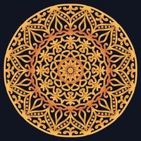 Decorative elements luxury ornament pattern gradient mandala design vector