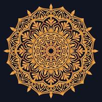 Decorative elements luxury ornament pattern gradient mandala design vector