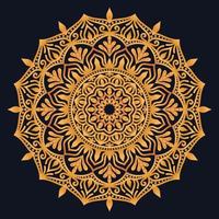 Decorative elements luxury ornament pattern gradient mandala design vector