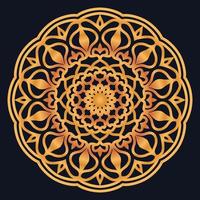 Decorative elements luxury ornament pattern gradient mandala design vector