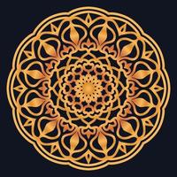 Decorative elements luxury ornament pattern gradient mandala design vector