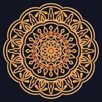 Decorative elements luxury ornament pattern gradient mandala design vector