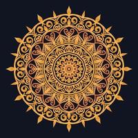 Decorative elements luxury ornament pattern gradient mandala design vector