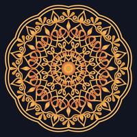Decorative elements luxury ornament pattern gradient mandala design vector