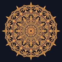 Decorative elements luxury ornament pattern gradient mandala design vector