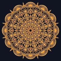 Decorative elements luxury ornament pattern gradient mandala design vector