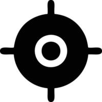 Target focus icon symbol design image, illustration of the success goal icon concept. EPS 10 vector
