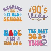 80s 90s Retro t-shirt design  Design vector