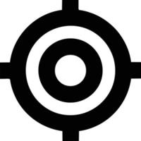 Target focus icon symbol design image, illustration of the success goal icon concept. EPS 10 vector