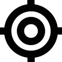 Target focus icon symbol design image, illustration of the success goal icon concept. EPS 10 vector