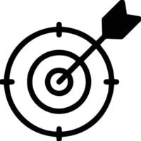 Target focus icon symbol design image, illustration of the success goal icon concept. EPS 10 vector