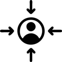 Target focus icon symbol design image, illustration of the success goal icon concept. EPS 10 vector