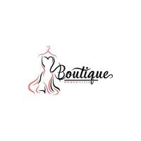 luxury boutique logo vector templates